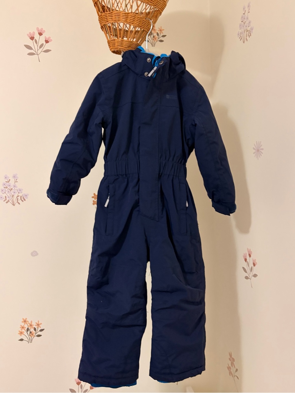 Mountain Warehouse Cloud All-in-One Waterproof Snowsuit Navy 2-3 Years Toddler